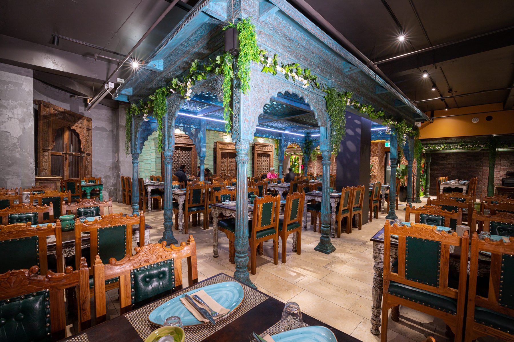 Interior at The Grand Palace Indian Restaurant, Sydney CBD